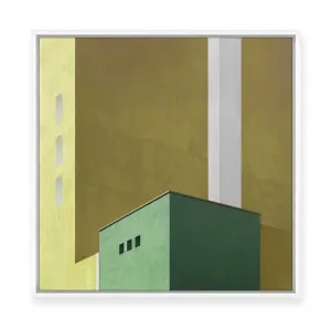 Urban Minimalism | Green | Framed Canvas by Inge Schuster, a Painted Canvases for sale on Style Sourcebook