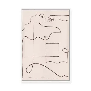 Puzzle | Framed Canvas by Kit Agar, a Painted Canvases for sale on Style Sourcebook