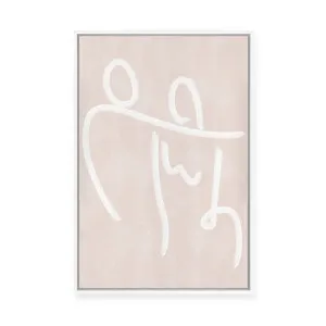 Lovers | Framed Canvas by Kit Agar, a Painted Canvases for sale on Style Sourcebook