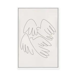 Love Birds | Framed Canvas by Kit Agar, a Painted Canvases for sale on Style Sourcebook