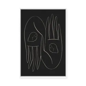 Friendly Hands | Framed Canvas by Kit Agar, a Painted Canvases for sale on Style Sourcebook