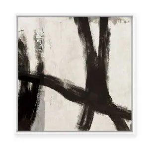 Brush Over II | Framed Canvas by Luxe Canvas, a Painted Canvases for sale on Style Sourcebook