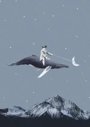 Aim for the Moon by Maarten Leon, a Prints for sale on Style Sourcebook