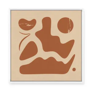 Abstract Smile | Framed Canvas by Mandy Tea Design, a Painted Canvases for sale on Style Sourcebook