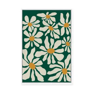 Happy Flora I | Framed Canvas by Miho Art Studio, a Painted Canvases for sale on Style Sourcebook