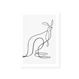 Kangaroo for WIRES | Fine Art Print | Peytil by PEYTIL, a Prints for sale on Style Sourcebook