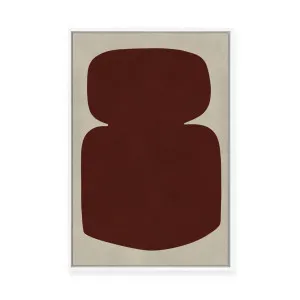 Modern Geometric in Rust IV | Framed Canvas by Vitor Costa, a Painted Canvases for sale on Style Sourcebook