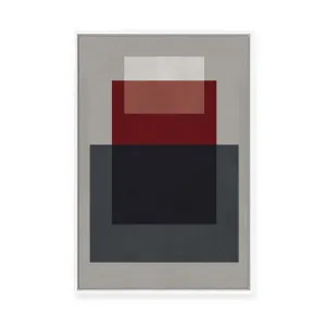 Overlapping Geometry 9 | Framed Canvas by Vitor Costa, a Painted Canvases for sale on Style Sourcebook