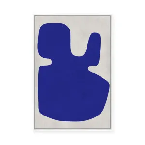 Modern Geometric in Cobalt I | Framed Canvas by Vitor Costa, a Painted Canvases for sale on Style Sourcebook