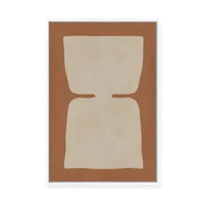 Modern Geometric in Tan II | Framed Canvas by Vitor Costa, a Painted Canvases for sale on Style Sourcebook