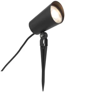Telbix Krilux Weatherproof Outdoor 7W LED Garden Spike Light Black by Telbix, a Outdoor Lighting for sale on Style Sourcebook