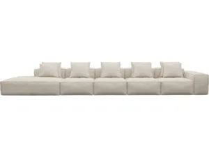 Riley Santa Fe Sand Modular Sofa - 1x Arm, 4x Armless, 1x Left Terminal by James Lane, a Sofas for sale on Style Sourcebook