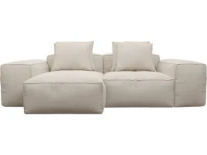 Riley Santa Fe Sand Modular Sofa - 2 Seater Chaise by James Lane, a Sofas for sale on Style Sourcebook