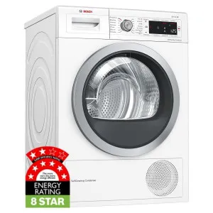 Bosch Series 8 Heat Pump Self Cleaning Condenser 9kg Tumble Dryer WTW87564AU by Bosch, a Washing Machines & Dryers for sale on Style Sourcebook
