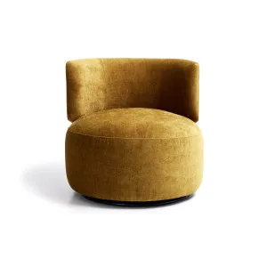 Halo Swivel Accent Chair, Plush Caramel, by Lounge Lovers by Lounge Lovers, a Chairs for sale on Style Sourcebook