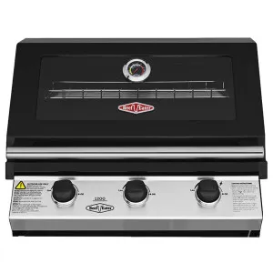 BeefEater 1200 Series 3 Burner LPG BBQ & Side Burner Black Enamel BBG1230BB by BeefEater, a BBQs for sale on Style Sourcebook