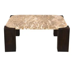 Cordoba Panther Marble & Mango Wood Coffee Table by James Lane, a Coffee Table for sale on Style Sourcebook