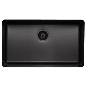 Titan Essentials Extra Large Single Bowl Matte Black TSBS70 by Titan, a Kitchen Sinks for sale on Style Sourcebook