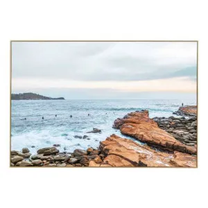 Avoca Beach Box Framed Canvas in 77 x 52cm by OZ Design, a Painted Canvases for sale on Style Sourcebook