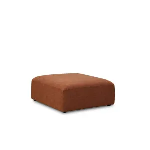 Dylan Large Ottoman - Rust - Mocka by Mocka., a Ottomans for sale on Style Sourcebook