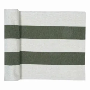 Stripe Runner Large 350x1cm in Olive by OZ Design, a Runners for sale on Style Sourcebook