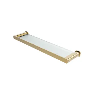 Oskar Argent Gold Metal & Glass Shelf by Otti Australia, a Bathroom Accessories for sale on Style Sourcebook