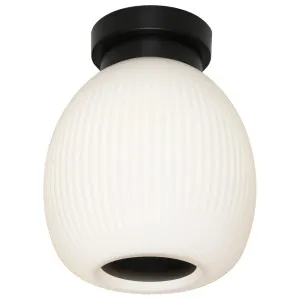 Cougar Garman DIY Opal Glass Batten Fix - Black by Cougar, a Lighting for sale on Style Sourcebook