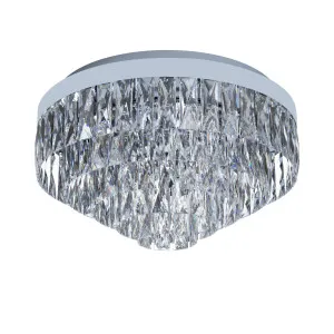 Eglo Valparaiso 8 Light Crystal CTC Light (E14) - Chrome by Eglo, a Lighting for sale on Style Sourcebook