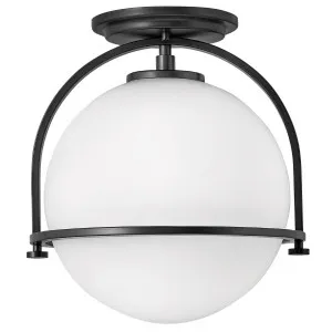 Hinkley Somerset Small Semi-Flush Mount - Black by Hinkley, a Lighting for sale on Style Sourcebook