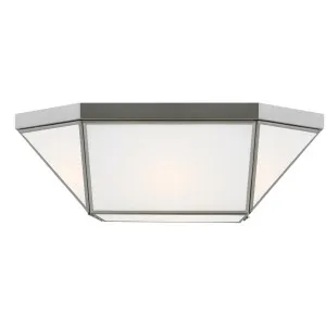 Suzanne Kasler Morrison Flush Mount by Visual Comfort Generation - Brushed Nickel by Visual Comfort & Co - Generation Lighting, a Lighting for sale on Style Sourcebook