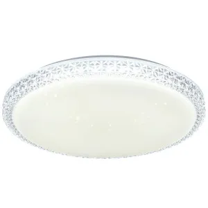 Eglo Delilah 24W Oyster Light - White by Eglo, a Lighting for sale on Style Sourcebook