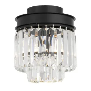 Telbix Serene DIY Crystal Batten Fix (B22) - Black by Telbix, a Lighting for sale on Style Sourcebook