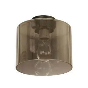 CLA Oblong DIY Batten Fitting (B22) - Black & Smoke by Compact Lamps Australia, a Lighting for sale on Style Sourcebook