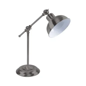 Domus Tinley Adjustable Metal Desk Lamp (E14) Chrome by Domus, a Lamps for sale on Style Sourcebook