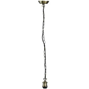 Oriel Lighting Albany 1600mm Chain Suspension - Antique Brass by Oriel Lighting, a Lighting for sale on Style Sourcebook