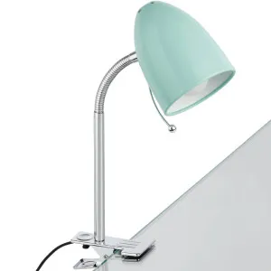 Eglo Lara Clamp Light Mint by Eglo, a Lamps for sale on Style Sourcebook