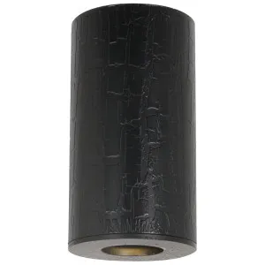 MDA Lighting Toress Surface Mount Cylinder Downlight with Handcrafted Finish - Black by MDA Lighting, a Lighting for sale on Style Sourcebook