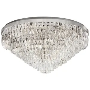 Eglo Valparaiso 25 Light Crystal CTC - Chrome by Eglo, a Lighting for sale on Style Sourcebook