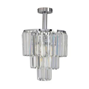 Fiorentino Karina 4 Light Crystal CTC Light (E14) - Chrome by Fiorentino, a Lighting for sale on Style Sourcebook