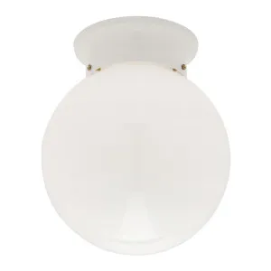 Opal Small Glass Ball DIY Batten Fix - White by Mercator, a Lighting for sale on Style Sourcebook