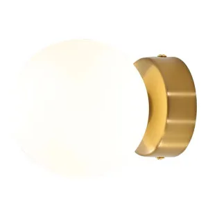 Oriel Lighting Globo Vanity Light - Satin Brass by Oriel Lighting, a Lighting for sale on Style Sourcebook