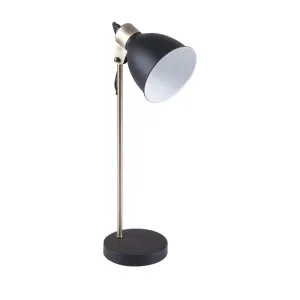 Domus Leah Metal Desk Lamp Small Edison Screw (E14) Black by Domus, a Lamps for sale on Style Sourcebook