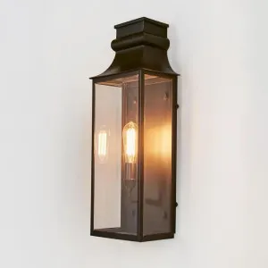 Westpoint Outdoor Wall Light Medium Black by Emac & Lawton, a Christmas for sale on Style Sourcebook