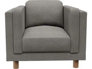 Hayes Isla Soft Grey Armchair by James Lane, a Chairs for sale on Style Sourcebook