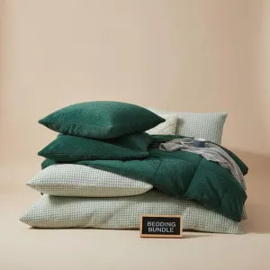 Morgan and Reid Eucalyptus Forest Comforter Bundle by null, a Quilts & Bedspreads for sale on Style Sourcebook