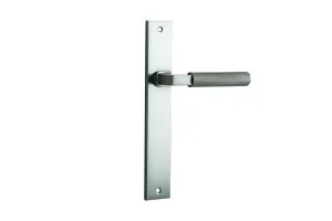 Brunswick Lever - Rectangular - Satin Nickel by Iver, a Door Hardware for sale on Style Sourcebook