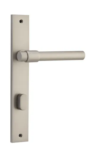 Helsinki Lever - Rectangular - Satin Nickel - Privacy by Iver, a Door Hardware for sale on Style Sourcebook