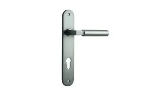 Berlin Lever - Oval - Satin Nickel - Entrance by Iver, a Door Hardware for sale on Style Sourcebook