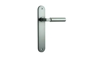 Berlin Lever - Oval - Satin Nickel by Iver, a Door Hardware for sale on Style Sourcebook