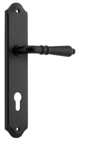 Sarlat Lever - Shouldered - Matt Black - Entrance by Iver, a Door Hardware for sale on Style Sourcebook